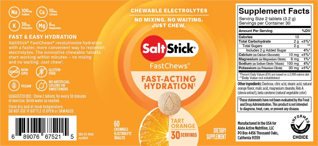 SaltStick Pastas masticables Naranja