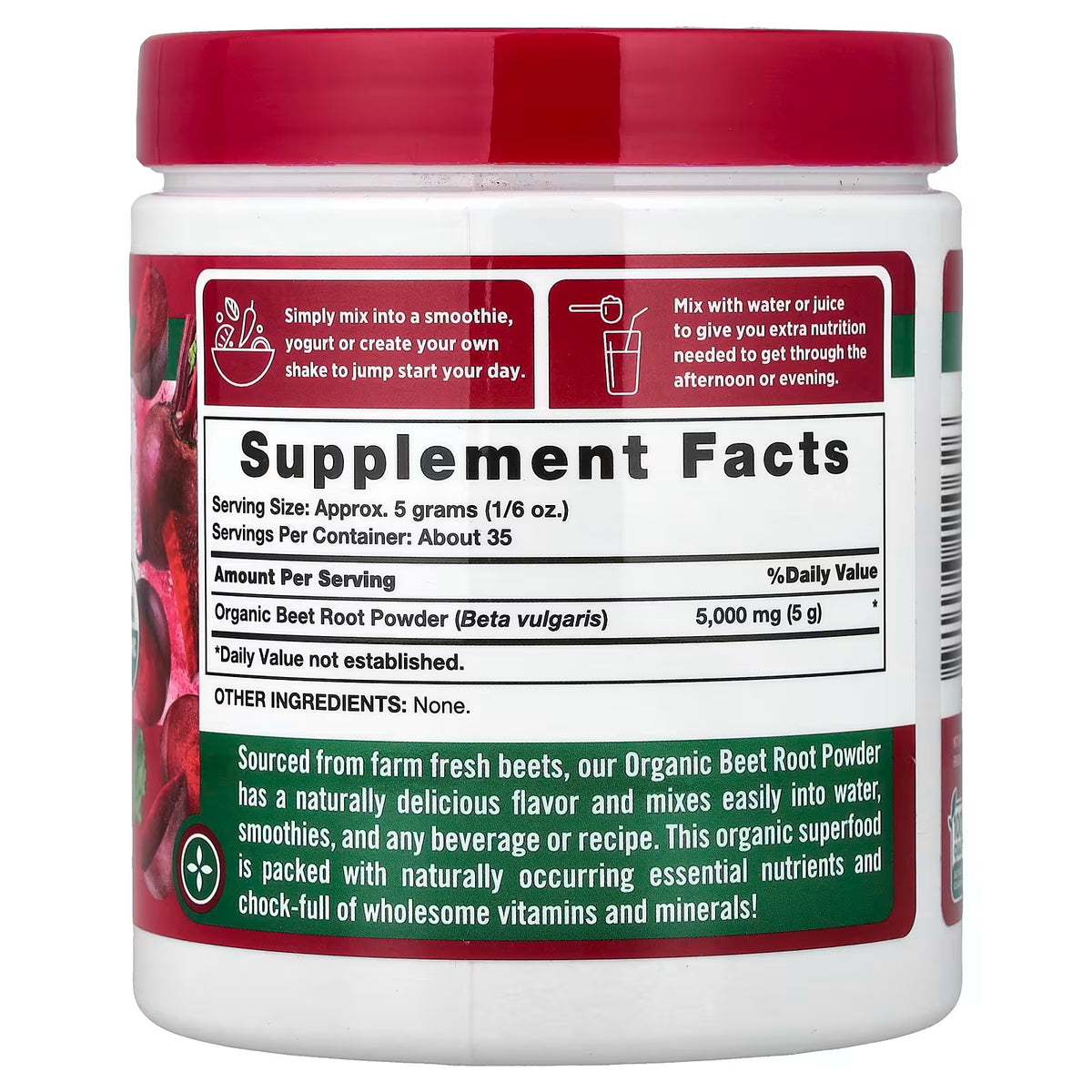 Polvo de remolacha o Beet Root Powder