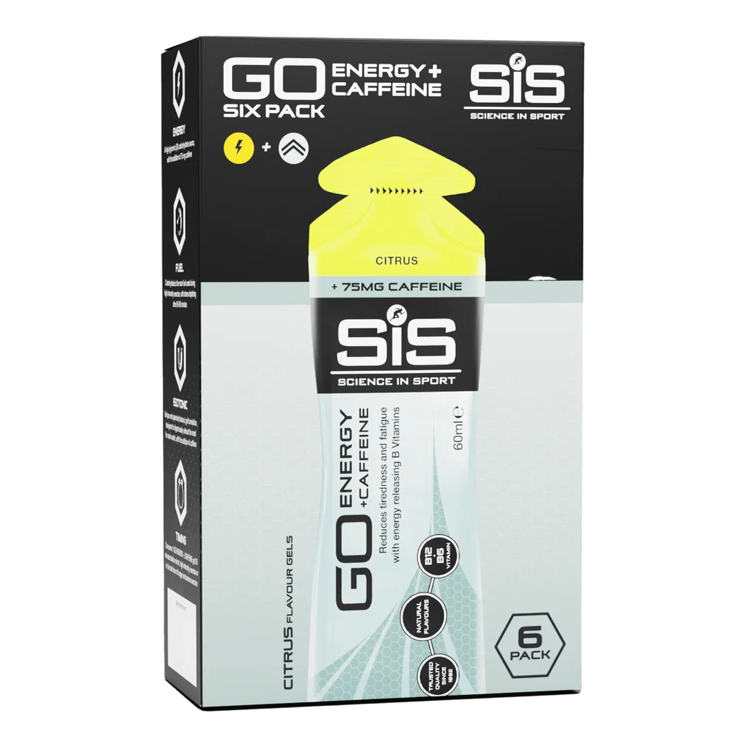 Gel Energético Isotónico SiS GO Citrus + 75mg Caf (Pack x6)