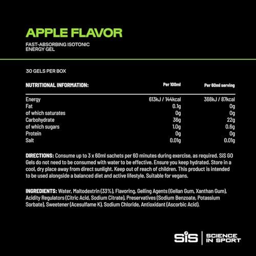 SiS GO Isotonic Energy Gel Manzana