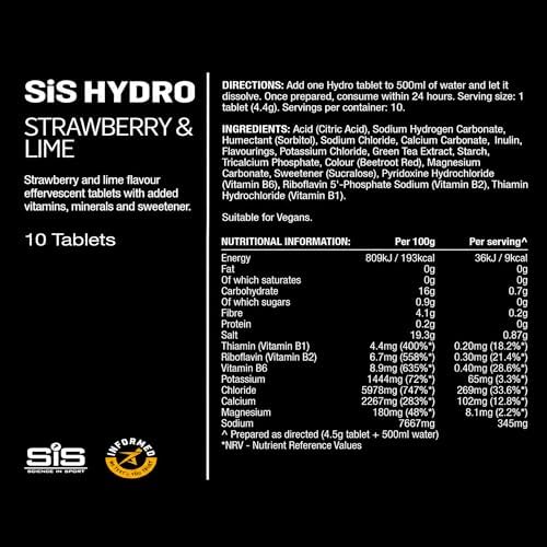 SiS Hydro Tablets Fresa-Lima