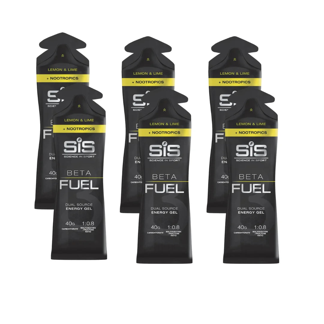 Combo Gel SIS Betafuel + Nootropics x 6 und