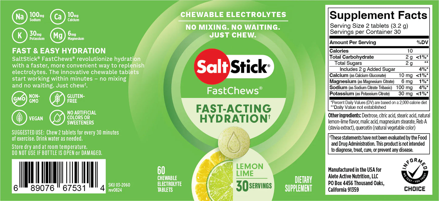SaltStick Pastas masticables Limon