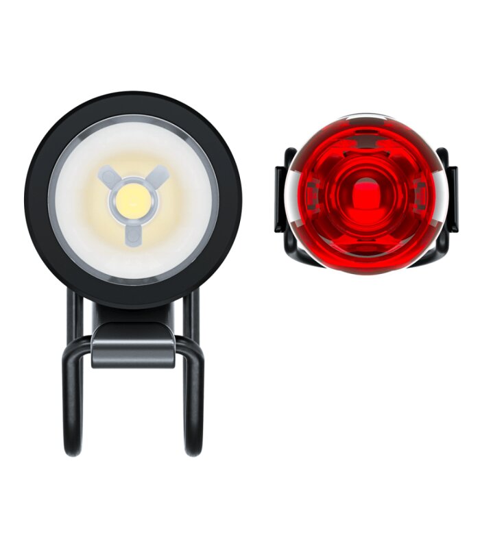 Knog Plugger Twin Pack Ninja Black - vista 2